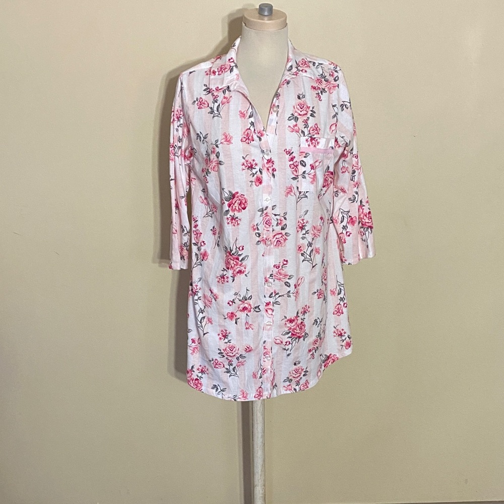 Laura Ashley Pink Floral Nightshirt